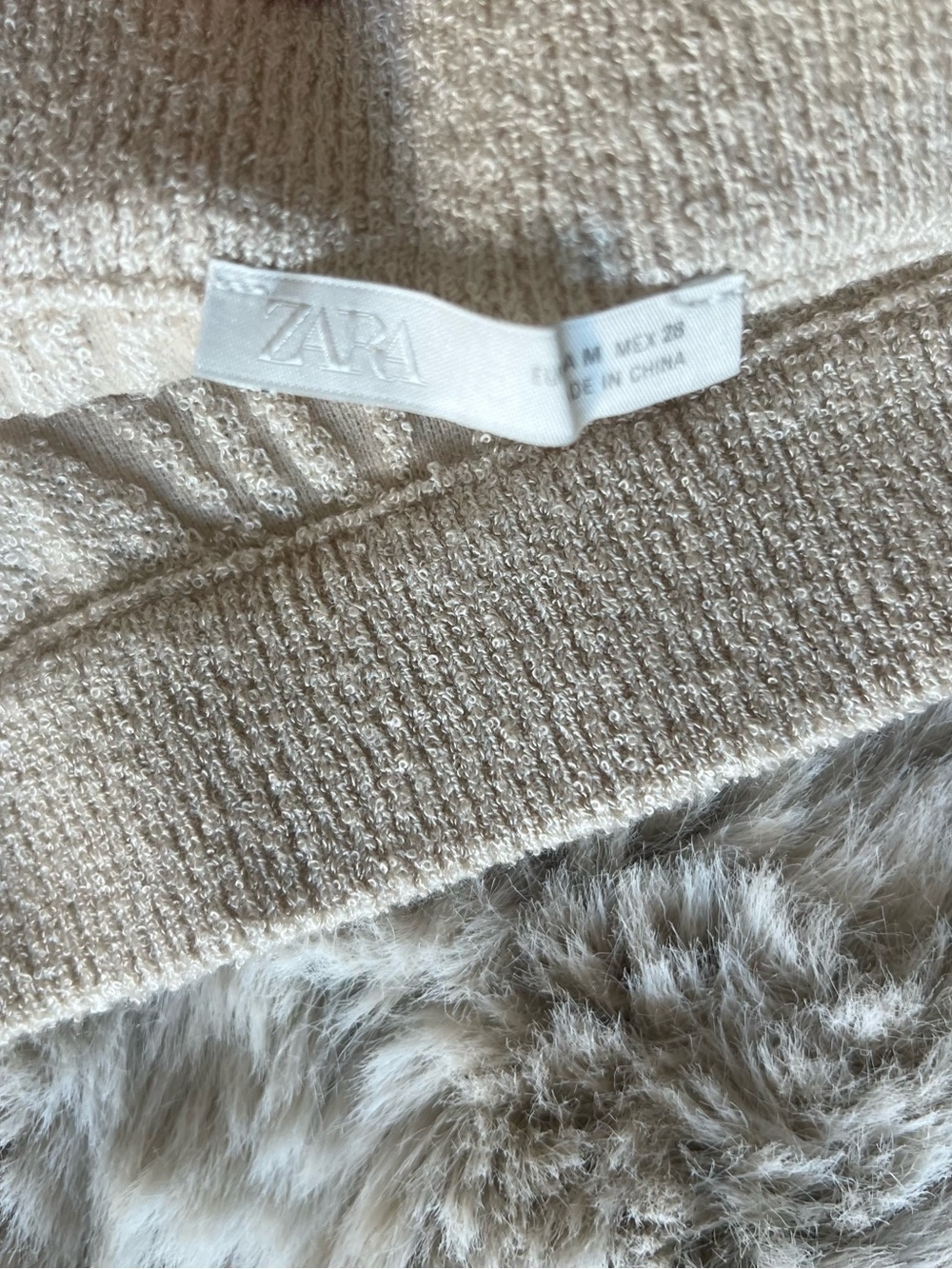 Zara Cream Cable Knit Sweater & Skirt Set - Picture 3 of 3